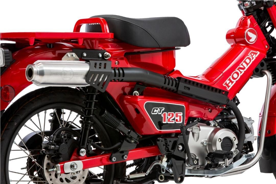 Honda CT125 MORIWAKI Full exhaust muffler MONSTER Pipe color Black
