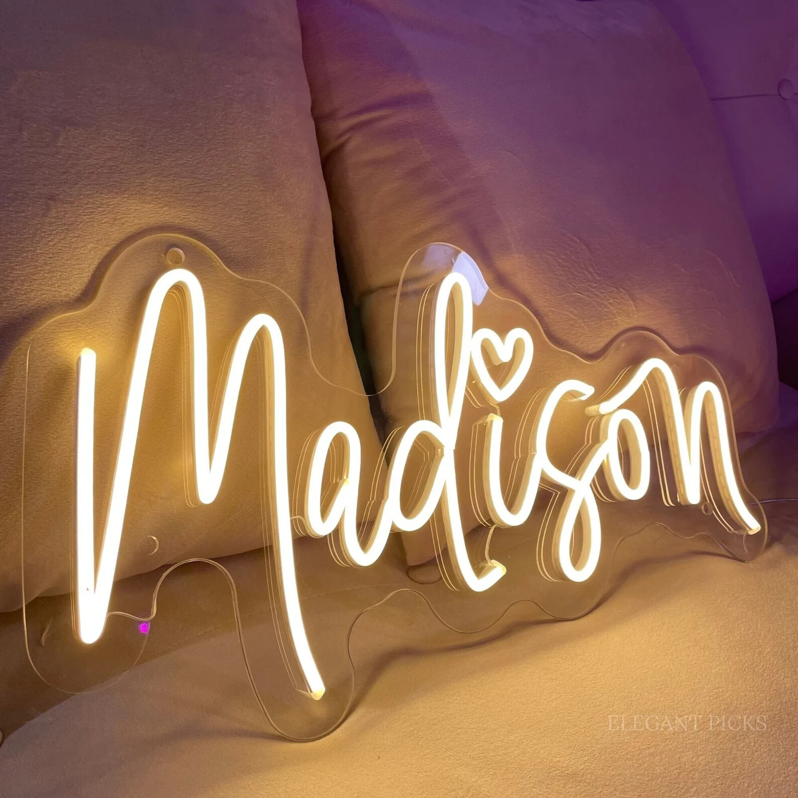 Personalized Neon Sign Custom LED Neon Name Sign Custom Acrylic Logo Wall Light