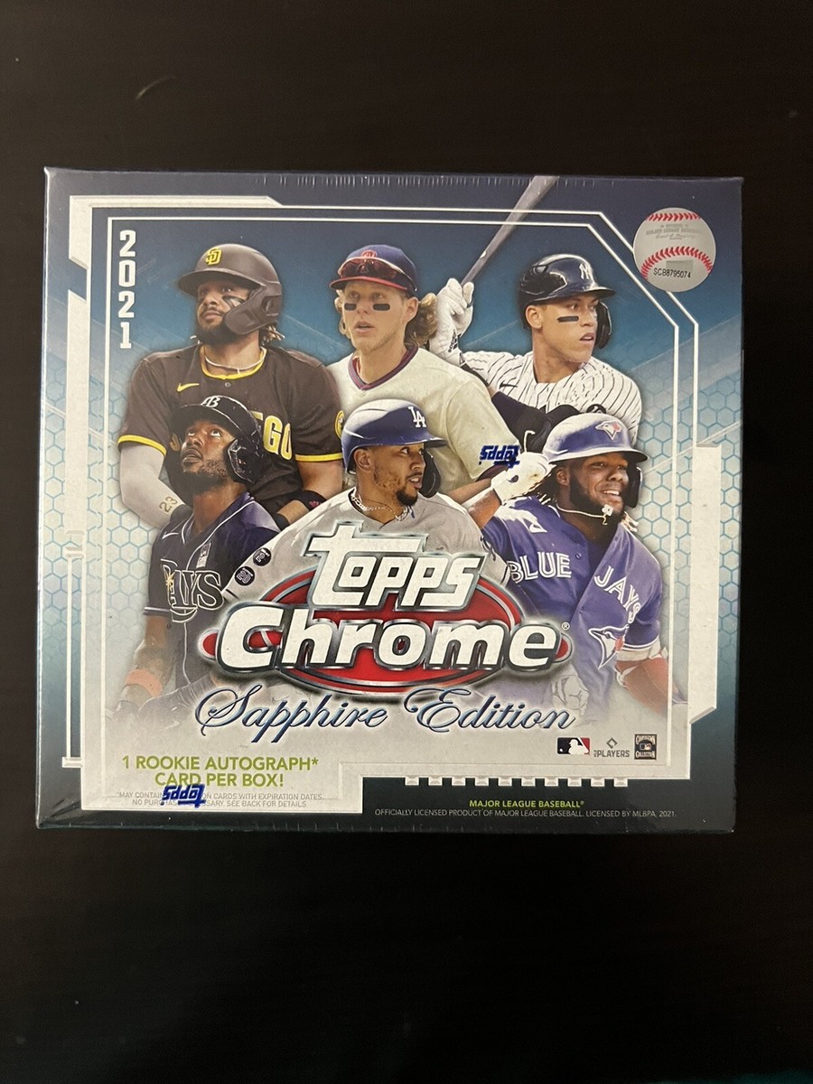 2021 Topps Chrome Baseball Sapphire Edition Hobby Box * IN HAND