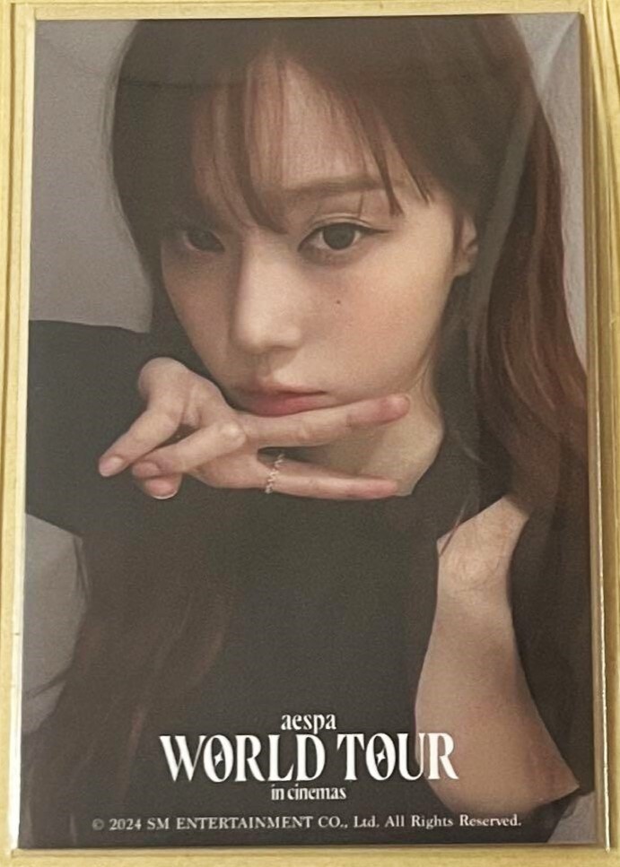 aespa WORLD TOUR in Cinemas Movie Ticket Benefits Official