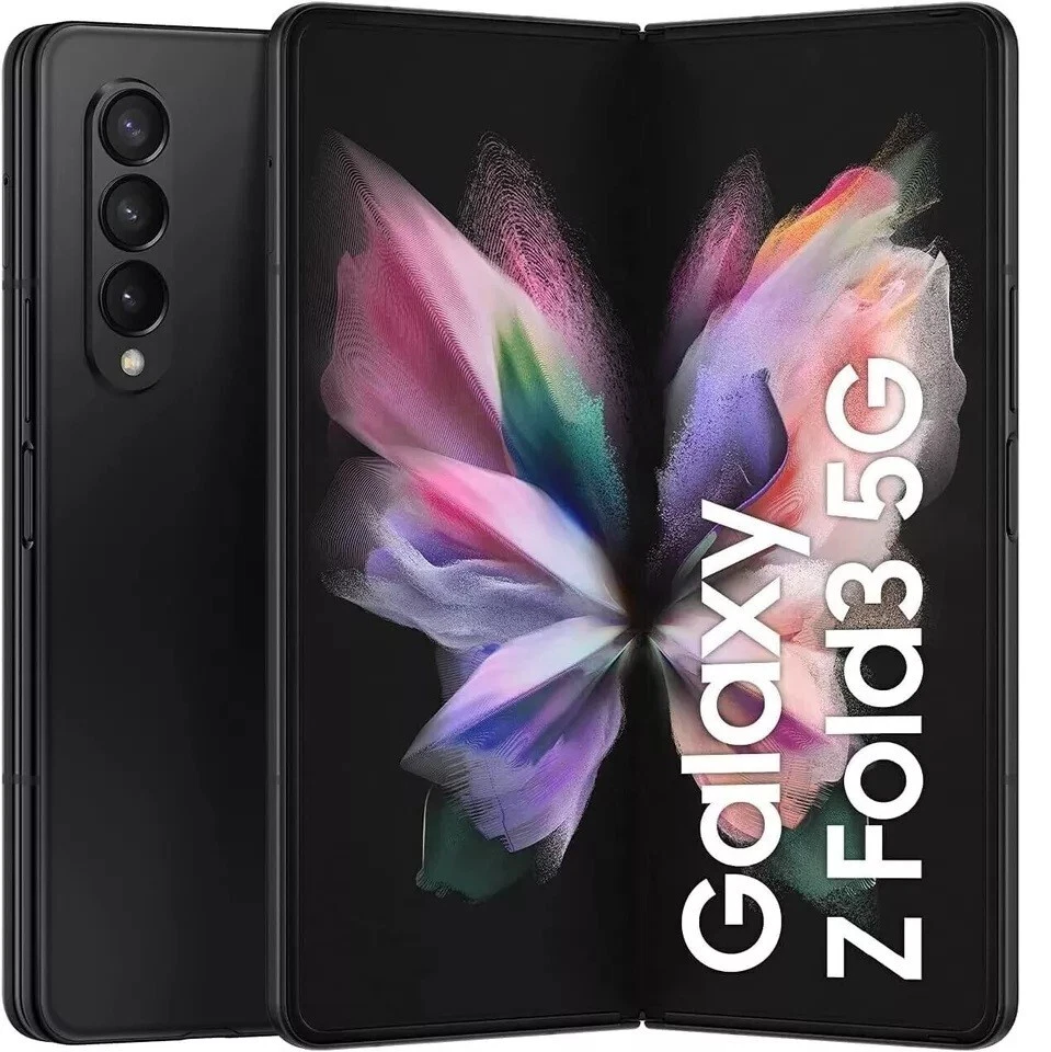 Samsung Galaxy Z Fold3 5G Black 256GB Unlocked Smartphones for