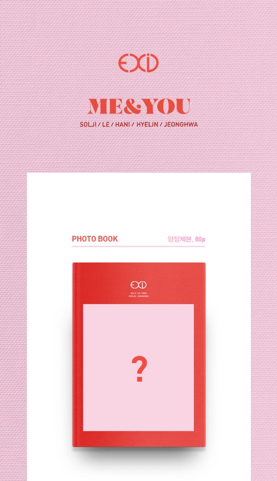EXID [WE/ME&YOU] 5th Mini Album CD+Photo Book+Photo Stand+Card K-POP SEALED — 第 4/4 张图片