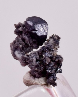 0,9 cm ACANTHITE NATIVE SILVER PYRITE PERU UCHUCCHACUA MINE HB350