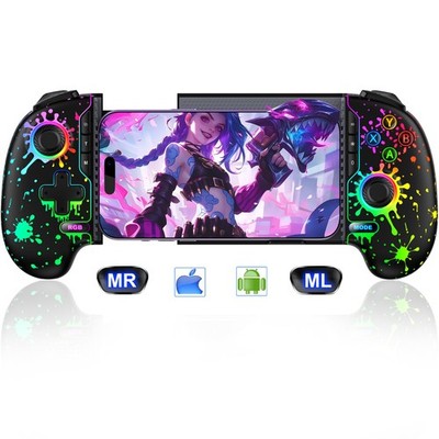 Wireless Phone Gaming Controllers for iPhone/Android Handheld Gaming Hall Effect