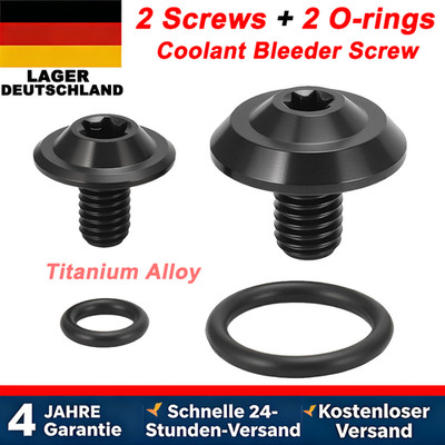 NEW Coolant Bleeder Screws For Alfa Romeo Giulia / Stelvio / 2.2 JDTm 2PCS