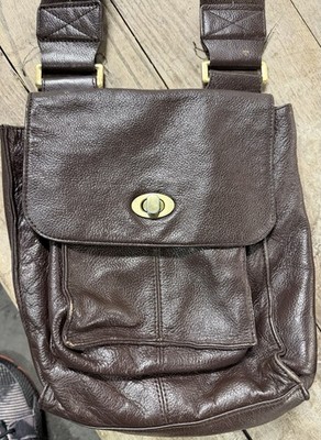 Ameri Leather Boho CrossBody Shoulder Bag Brown Beautiful