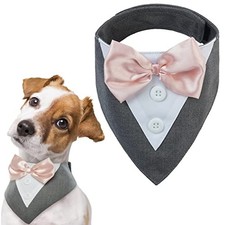 Dog Tuxedo for Medium Dogs,Dog Formal Suit Dogs Attire Pet Bow Tie Puppy