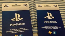 2 50 PlayStation Gift Cards