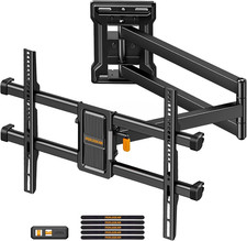 Long Reach 700 Mm TV Wall Bracket with ±90° Swivel, Corner TV Bracket for 32-65″