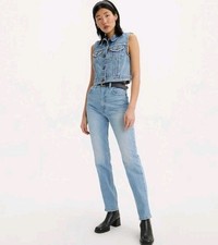 Levi's Premium 70s High Slim Straight Jeans Size 28