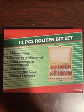 12 PCS ROUTER BIT SET New