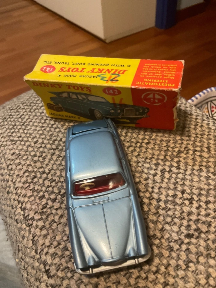 Dinky Toys Jaguar Mark X Ref 142 No Solido No Corgi No Mercury No Norev No CIJ - Immagine 3 di 4