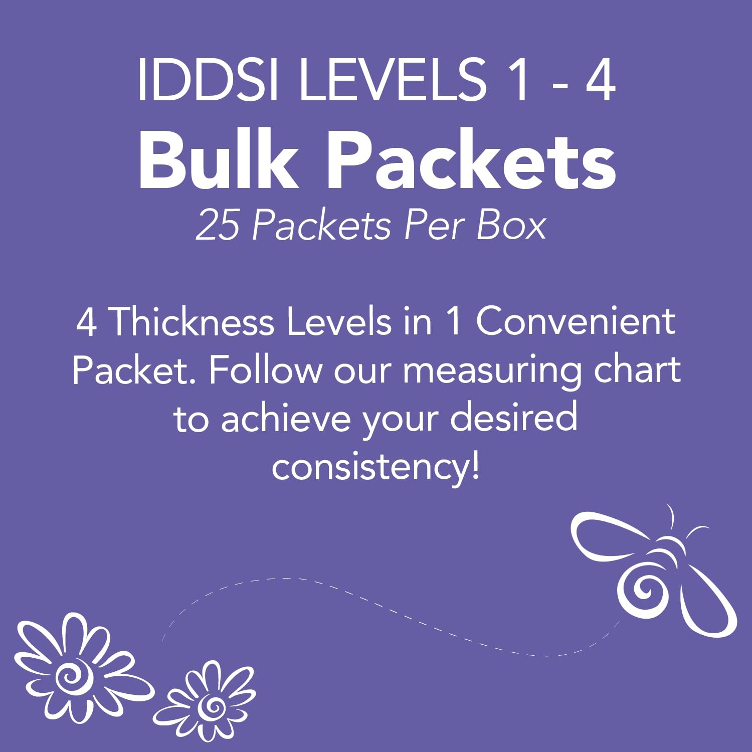 SimplyThick EasyMix | 25 Count of 96g Bulk-Serving Packets | Gel Thickener for