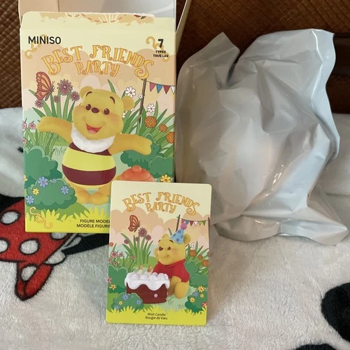 Miniso Disney Winnie The Pooh Best Friends Party - Wish Candle Figure