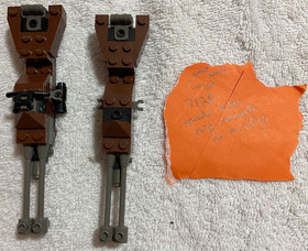 Lot of 4 Vintage LEGO Star Wars Sets: 7184, 7144, 7130 & 7128 - Read Description