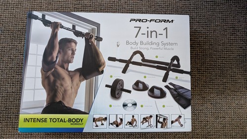 PRO-FORM 7-in-1 Body Building System Full Body Workout Fitness Door Gym - Picture 1 of 3
