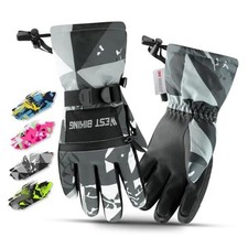 Winter Gloves for Boys and Girls, 3M Thinsulate Kids Small  6-8 Years  Black