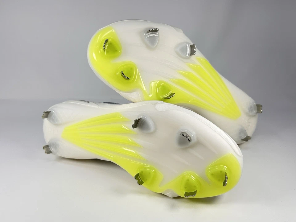 Botines de Softbol ADIDAS Adizero Instinct+ (Mujer US8.5) Blanco Verde Voltio IF3361 Foto 4 de 4