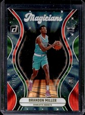 2023-24 Panini Donruss Brandon Miller Magicians RC Red and Green Laser Holo #/75