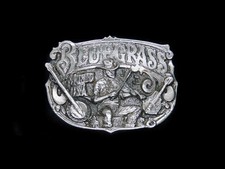 TC03130 VINTAGE 1983  BLUEGRASS  MUSIC COMMEMORATIVE BELT BUCKLE