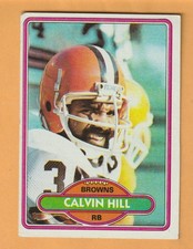 Calvin Hill Cleveland Browns 1980 Topps #9 Yale Bulldogs