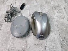 Microsoft Wireless Laser Mouse 6000 Silver Model 1052 w/ USB Receiver TESTED