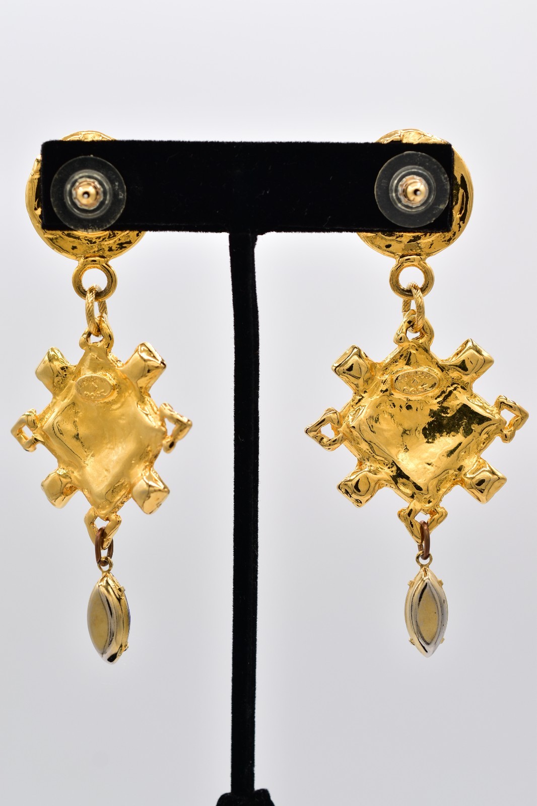 Robert Rose Vintage Statement Dangle Earrings Mul… - image 11