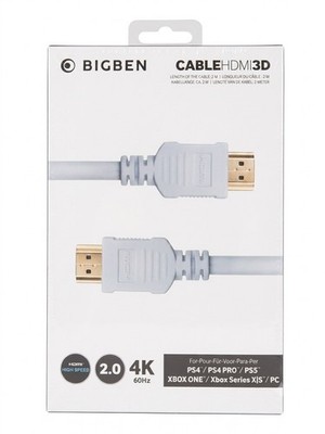BigBen HDMI 2.0 Kabel 2m Weiß   NEU OVP   4K 60Hz / PS5 / Xbox / PC