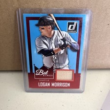 2016 Panini Donruss Bat Kings Red /199 Logan Morrison #BK-LM Bat Relic