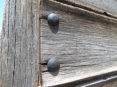 20 Round Head Clavos 1" Wrought Iron Nail Antique Door Hardware Decor Metal Stud - Image 2 of 4