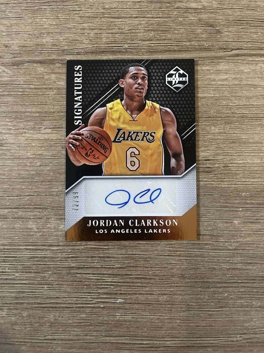 Panini Jordan Clarkson Basketball Autographed Sports Trading Cards