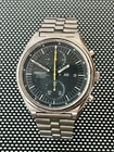 SEIKO 6138-3002 Automatic Chronograph  Watch Men's Vintage Black Dial JUMBO