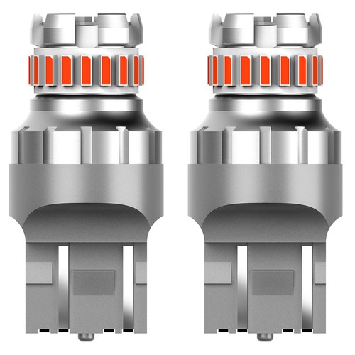 2X T20 7443 7440 RED LED STOP BRAKE TAIL LIGHT BULBS GLOBE BRIGHT ERROR FREE 12V