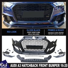 FRONT BUMPER RS3 STYLE REPLACEMENT FOR AUDI A3 HATCHBACK SPORTSBACK 8V 16-20