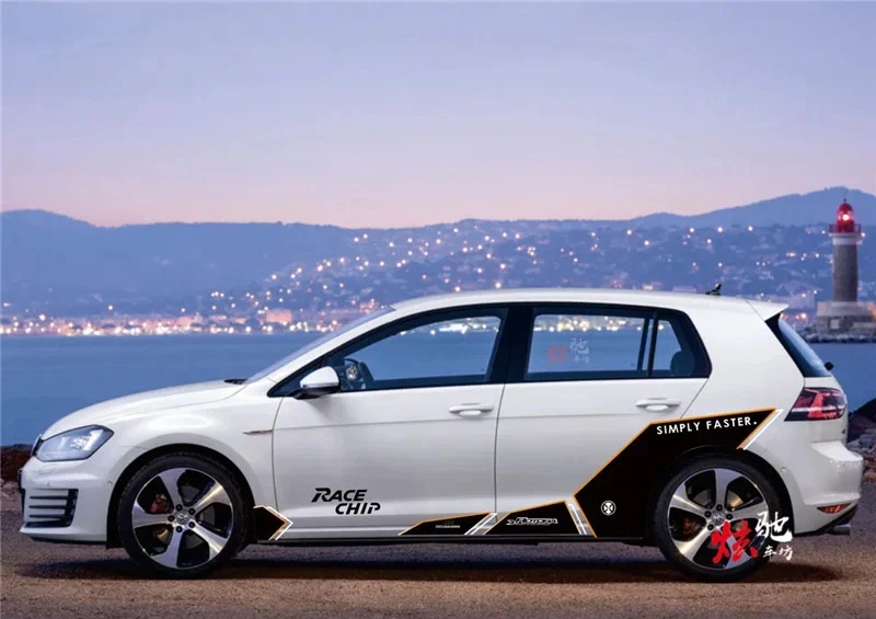 Car stickers FOR Volkswagen Golf 7 MK7 GTI Golf 8 body exterior sports decals Foto 2 de 4