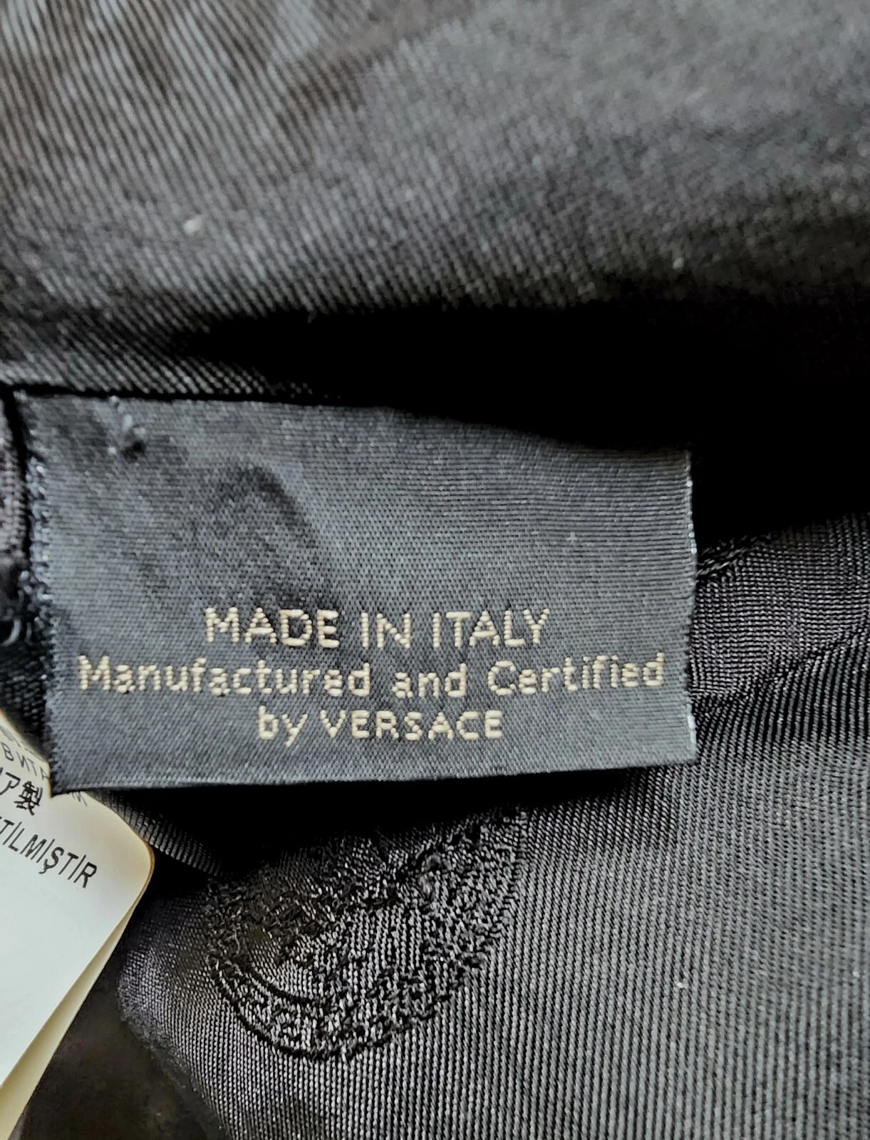 Blazer donna doppiopetto nero misto seta Versace taglia 42 US 8