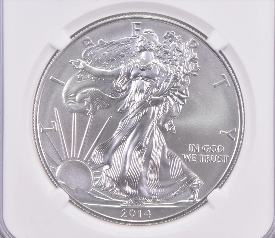 MS69 2014-W Burnished Annual Set - American Silver Eagle NGC - Image 3 of 4