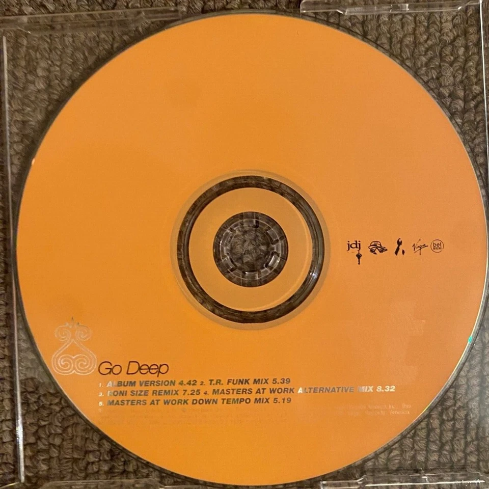 JANET JACKSON - Go Deep [CD Single, 1998, Virgin] Rare UK Import (5 Remixes) - Image 3 of 3