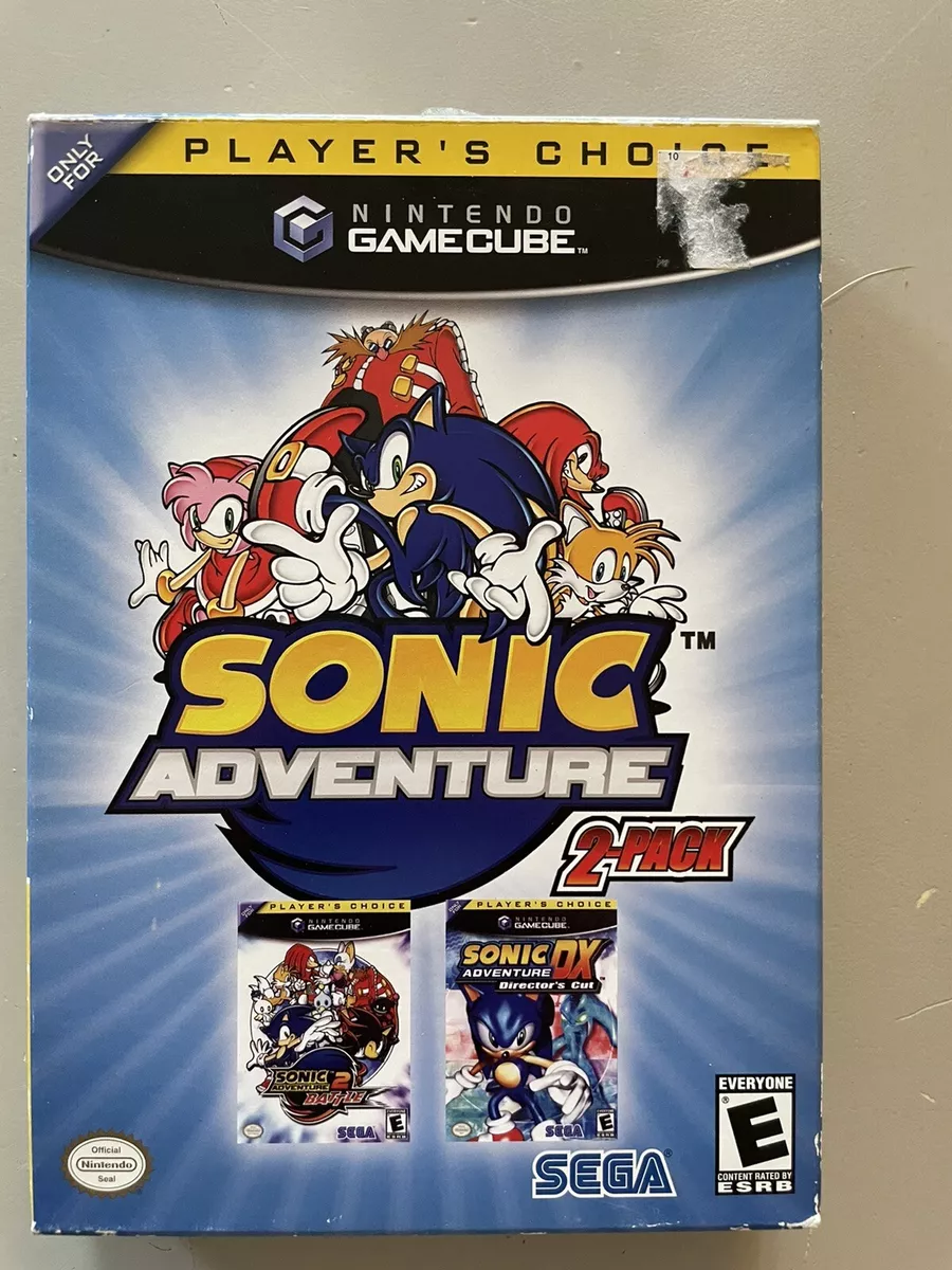  Sonic Adventure DX - Director's Cut / Sonic Adventure 2 Battle  Double Pack [Gamecube] : Video Games