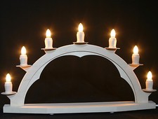 Schwibbogen 47cm natur Leerbogen zum selbst bestücken Erzgebirge Lichterbogen