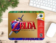 Zelda Ocarina of Time N64 - Mouse Pad / Mousepad - School Home Office Gift
