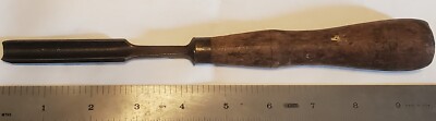 Vintage W.Butcher 1/2 Gouge Tang Chisel  Cast Steel Wood Tool