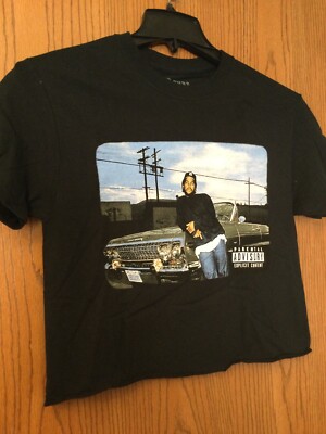 Ice Cube Black Shirt Crop Top
