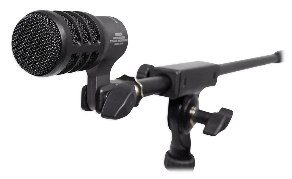 Audio Technica ATM230 Hypercardioid Dynamic Instrument Microphone Drum Mic+Mount - Image 3 of 4