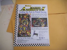old stock vintage MARIO ANDRETTI gottlieb PIN...