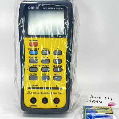 DE-5000 Handheld LCR Meter DE5000 w/ TL-21 TL-22 TL-23 DER EE High