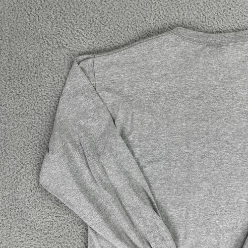 Vtg 90’s Steve & Barry’s Michigan Football Shirt Men Large Grey Long Sleeve - 第 14/16 張圖片