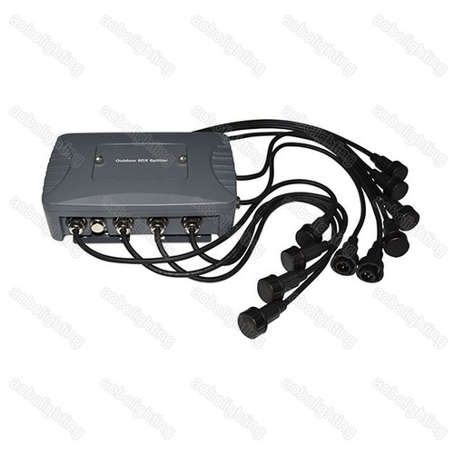 8 Way outdoor DMX512 Signal amplifier Party Stage Lights DMX Splitter controller - Picture 3 of 4