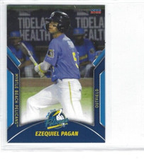 2022 Myrtle Beach Pelicans (Single-A Chicago Cubs) Ezequiel Pagan