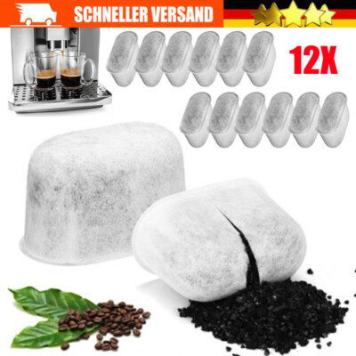 DE 12x Aktivkohle-Filter Wasserfilter Ersatzfilter für Beem Domo Kaffeemaschine